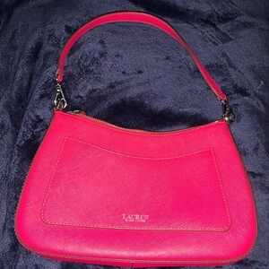 Lauren Ralph Lauren pink fuchsia purse